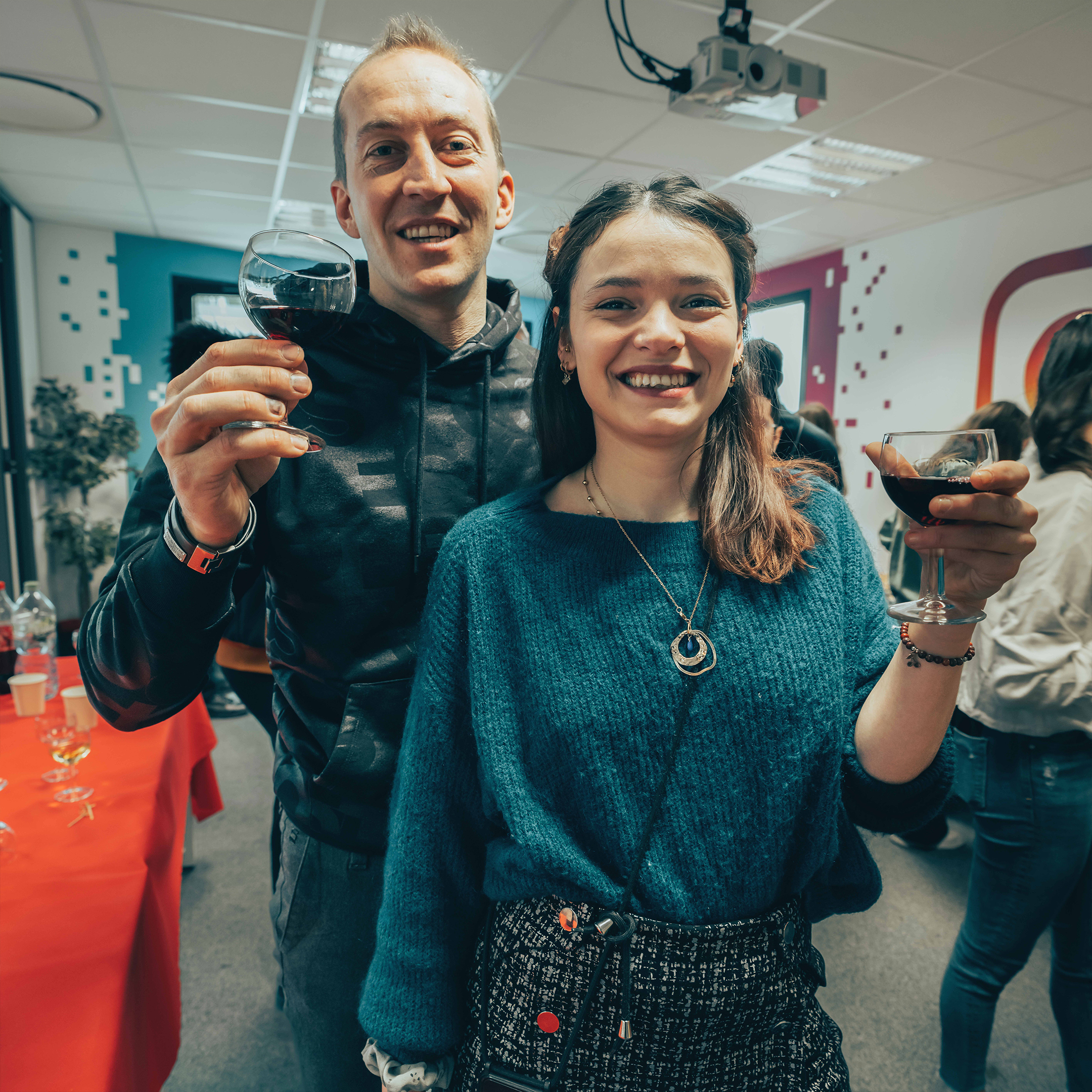 Cerise et Antoine à la journéee influenceurs